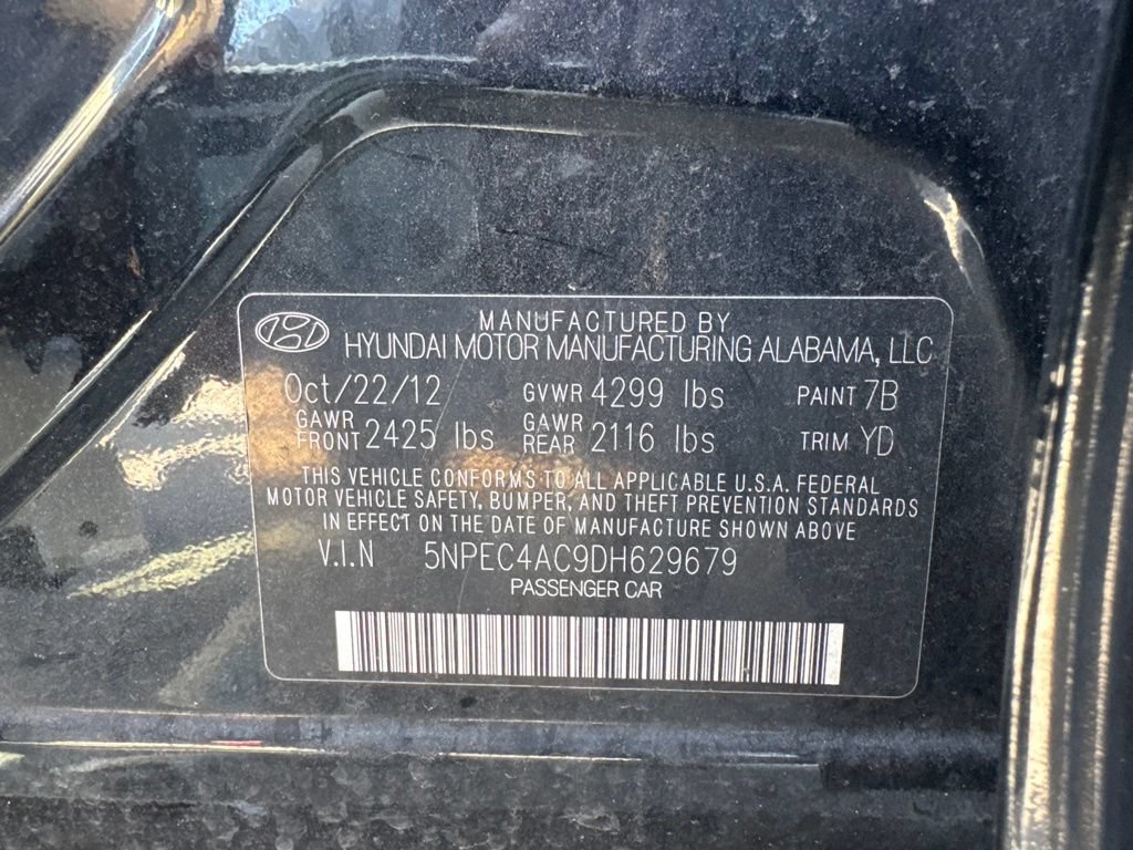 Used 2013 Hyundai Sonata Limited w/ Premium Pkg FWD image 14