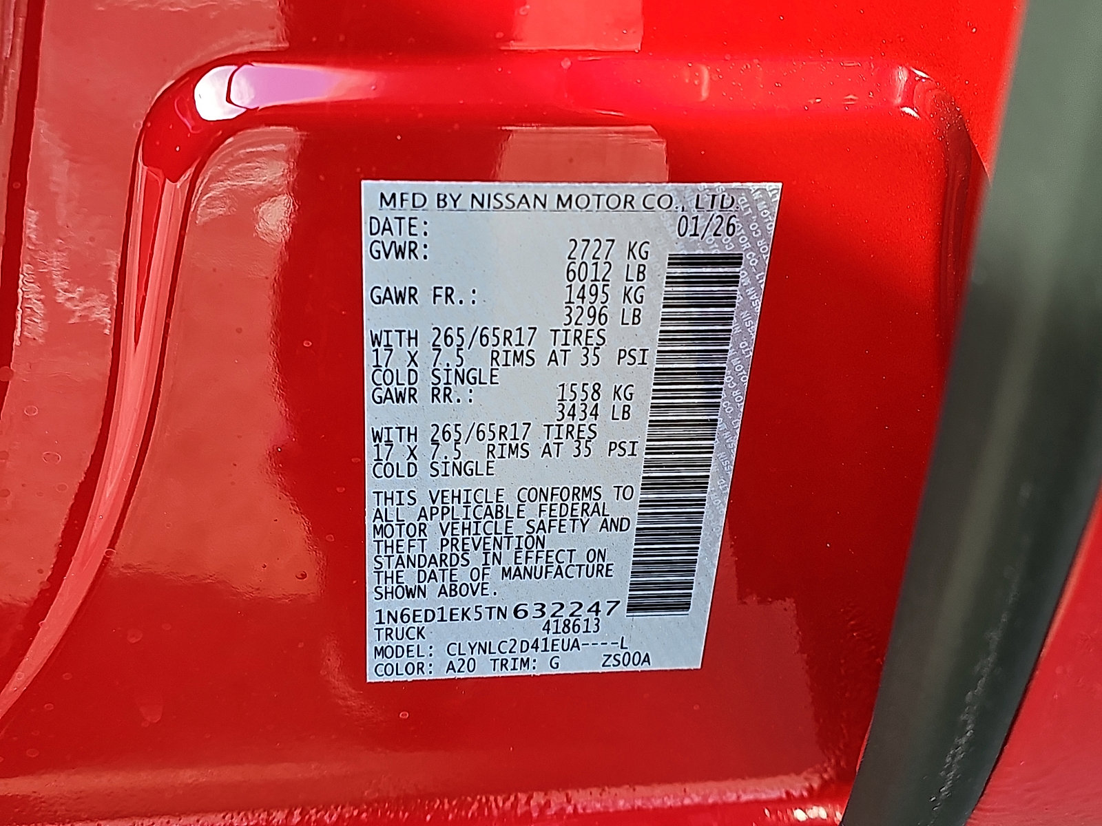 New 2026 Nissan Frontier SV w/ SV Convenience Package image 18