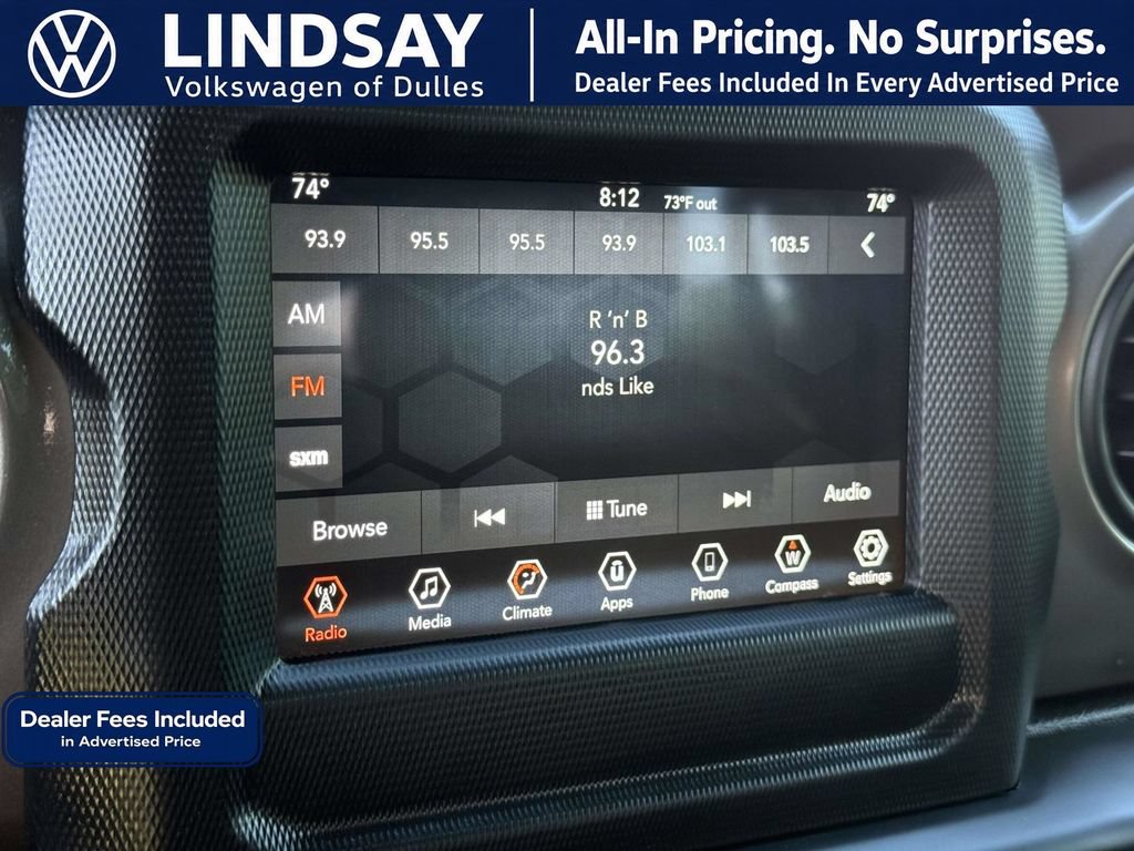 Used 2018 Jeep Wrangler Unlimited Sport S AWD/4WD image 16
