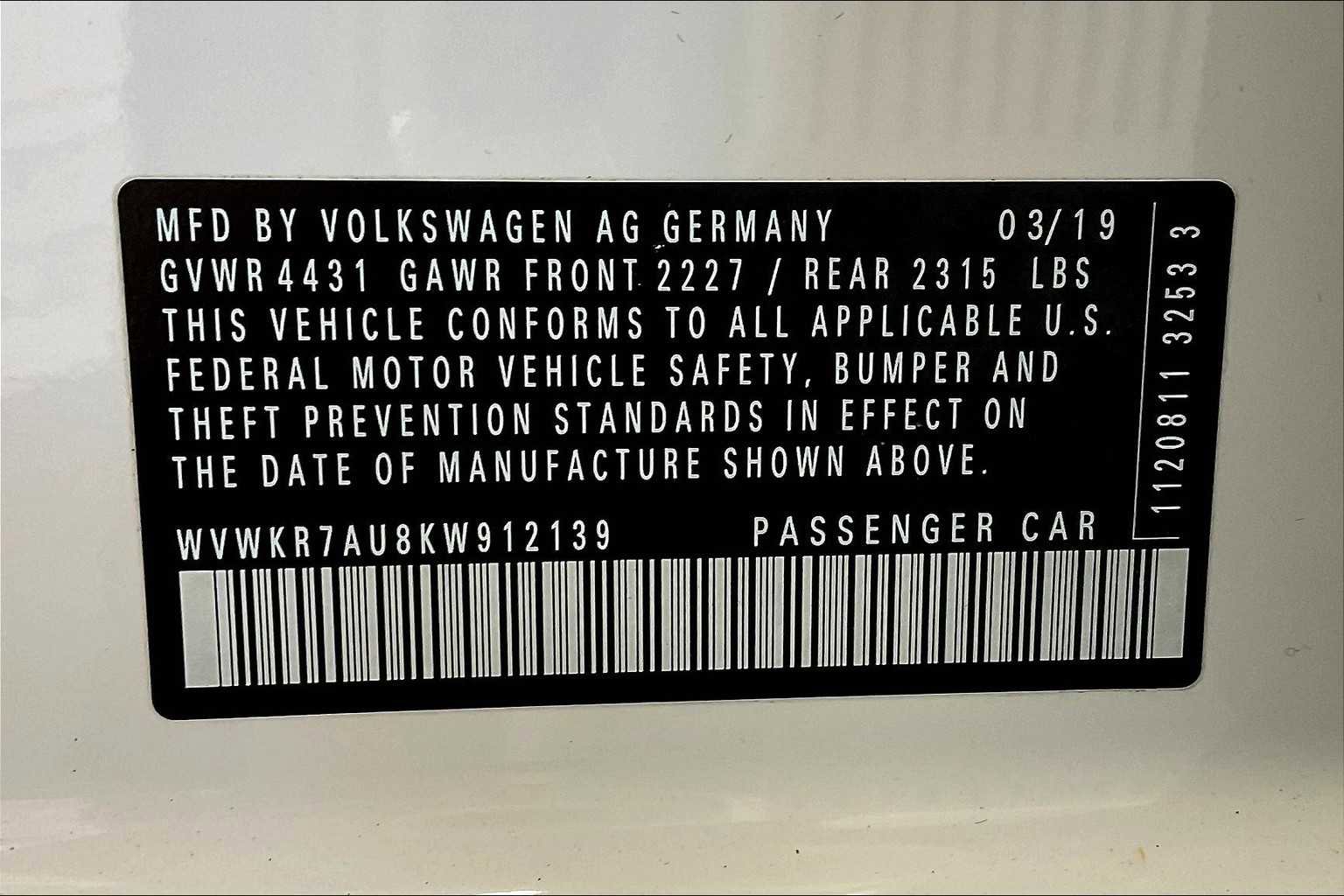 Used 2019 Volkswagen e-Golf SE w/ Driver Assistance Package image 34