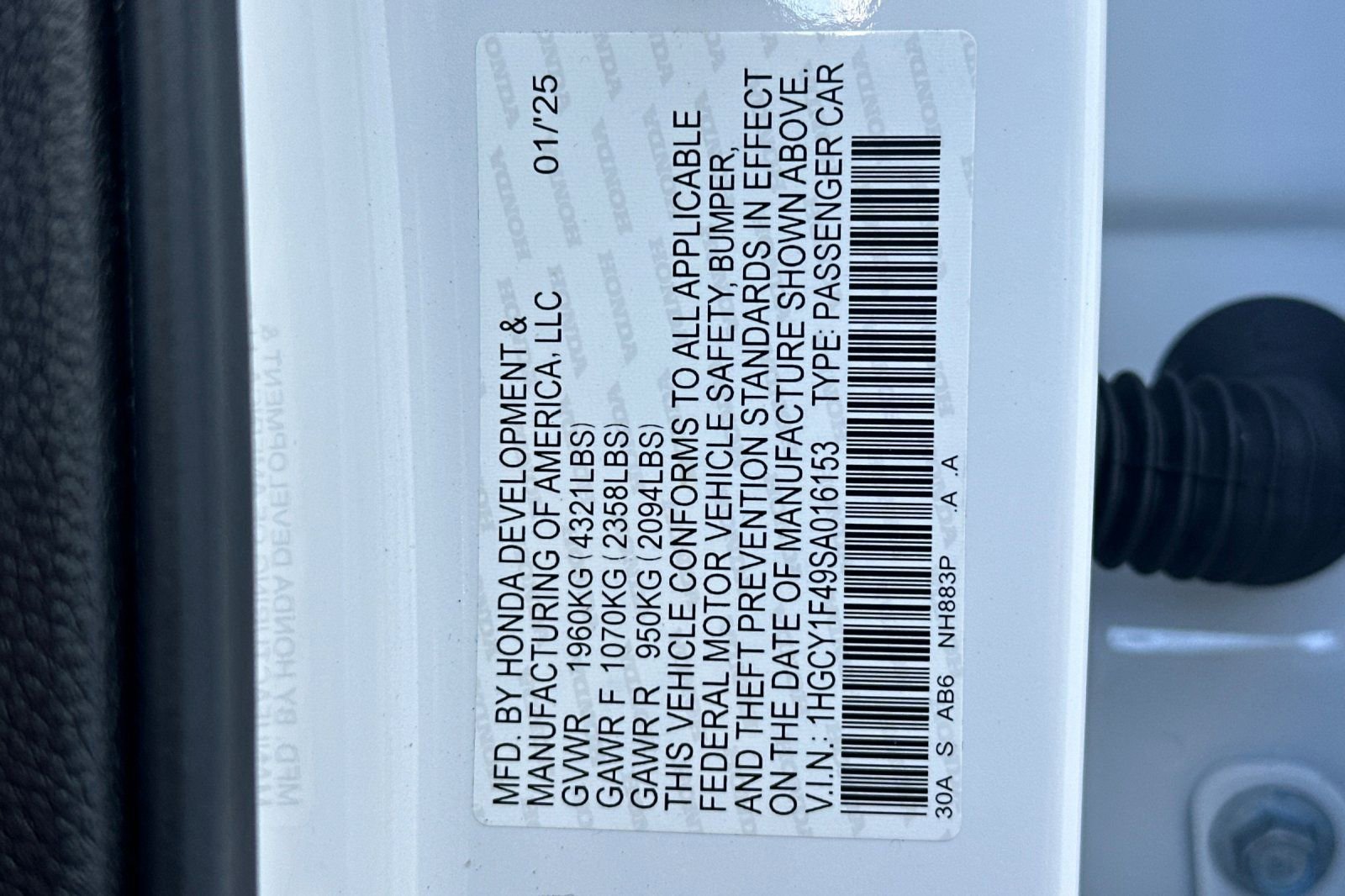 Used 2025 Honda Accord SE image 34