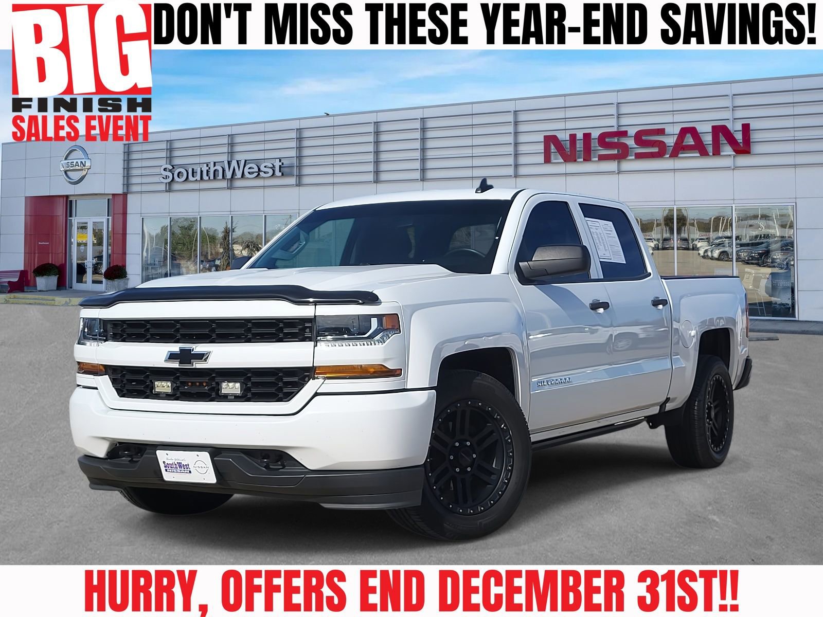 Used 2018 Chevrolet Silverado 1500 Custom w/ Custom Value Package image 1