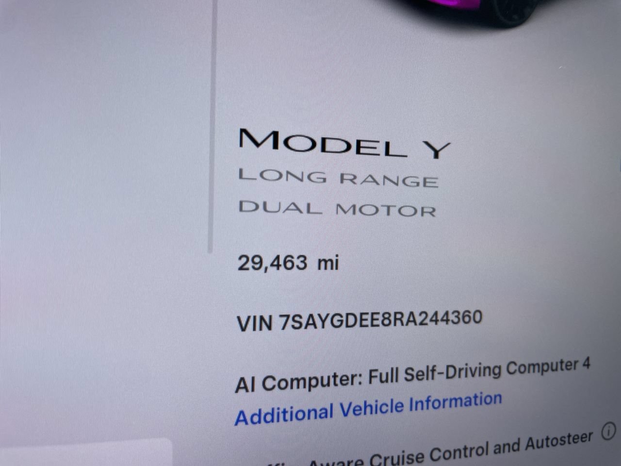 Used 2024 Tesla Model Y Long Range AWD/4WD image 31