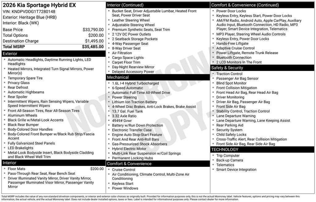 Used 2026 Kia Sportage EX image 5