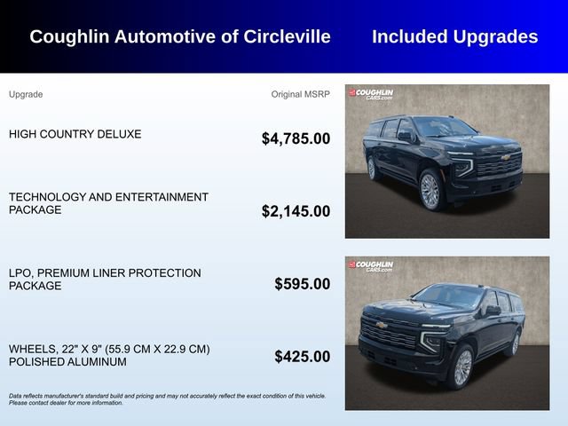 Used 2026 Chevrolet Suburban High Country AWD/4WD image 3