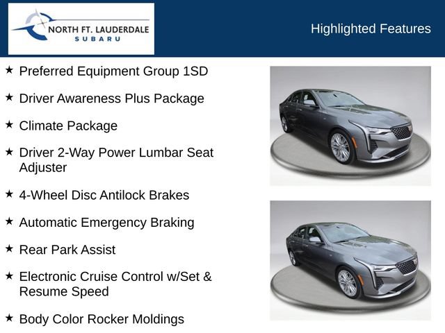 Used 2021 Cadillac CT4 Premium Luxury w/ Climate Package RWD image 7