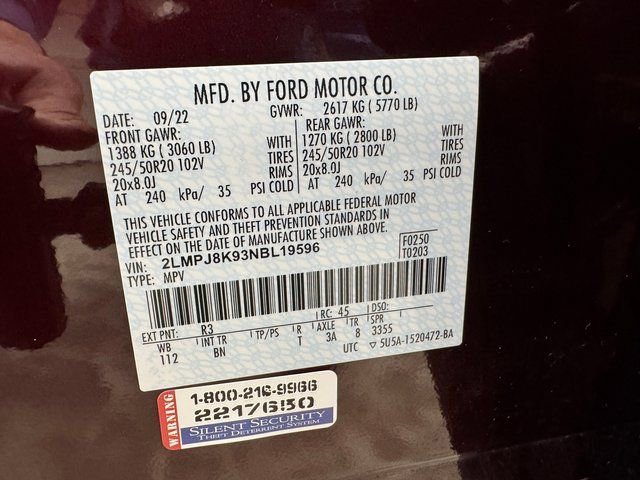 Used 2022 Lincoln Nautilus Reserve w/ Luxury Package image 30