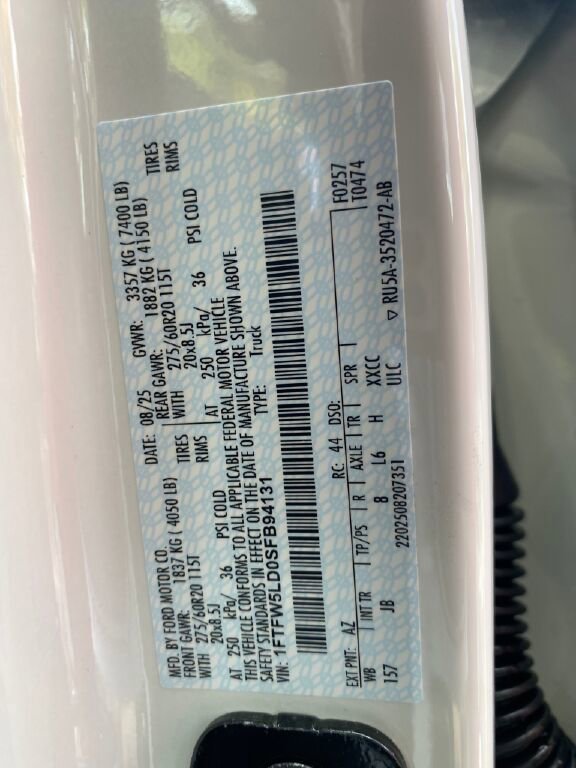 New 2025 Ford F150 Lariat w/ Equipment Group 502A High image 25