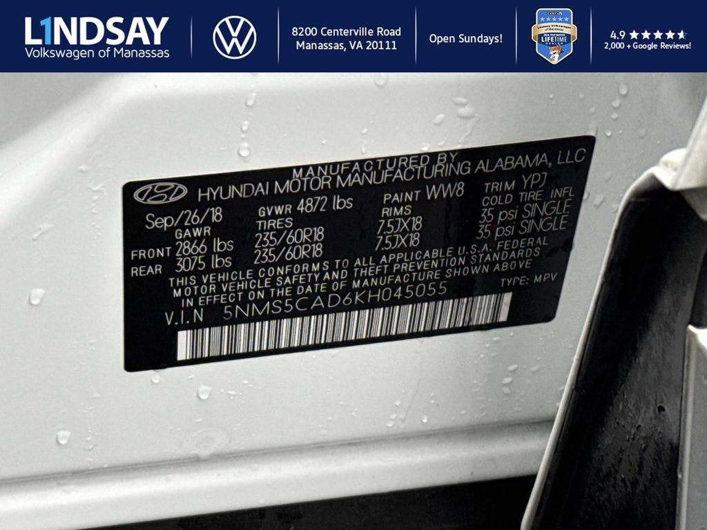 Used 2019 Hyundai Santa Fe Limited image 25