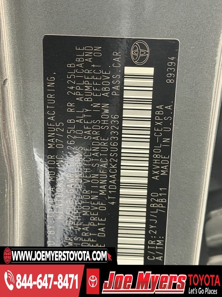Certified 2025 Toyota Camry XSE image 33