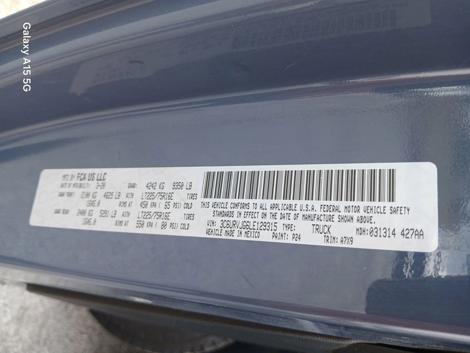 Used 2020 RAM ProMaster 3500 image 10