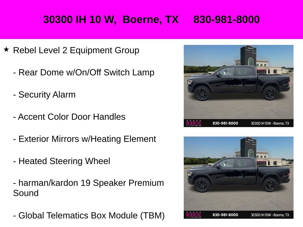Used 2024 RAM 1500 Rebel w/ Rebel Level 2 Equipment Group AWD/4WD image 19