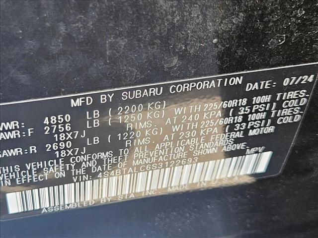 Certified 2025 Subaru Outback Onyx Edition w/ Popular Package #2 AWD/4WD image 26