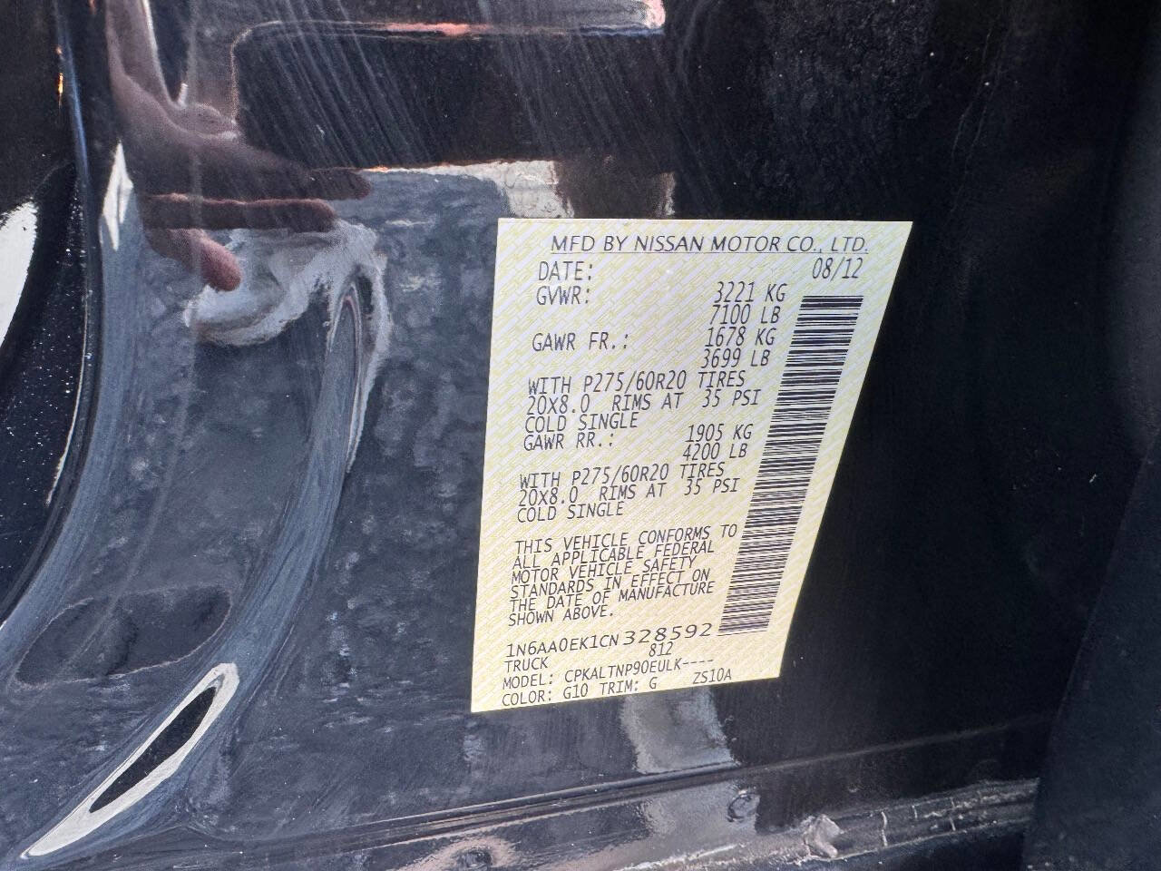 Used 2012 Nissan Titan SV w/ Sport Appearance Pkg image 19