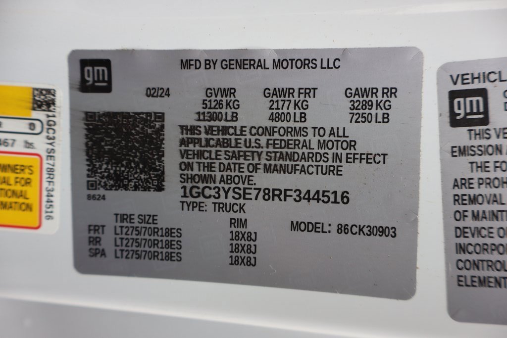 Used 2024 Chevrolet Silverado 3500 W/T w/ WT Convenience Package image 28