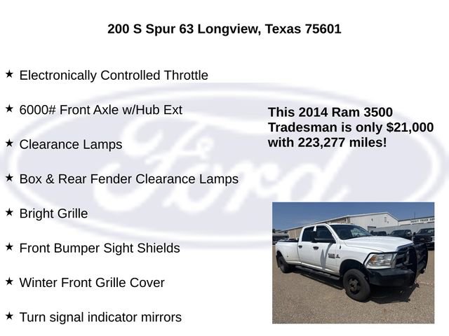 Used 2014 RAM 3500 Tradesman w/ Chrome Appearance Group AWD/4WD image 30