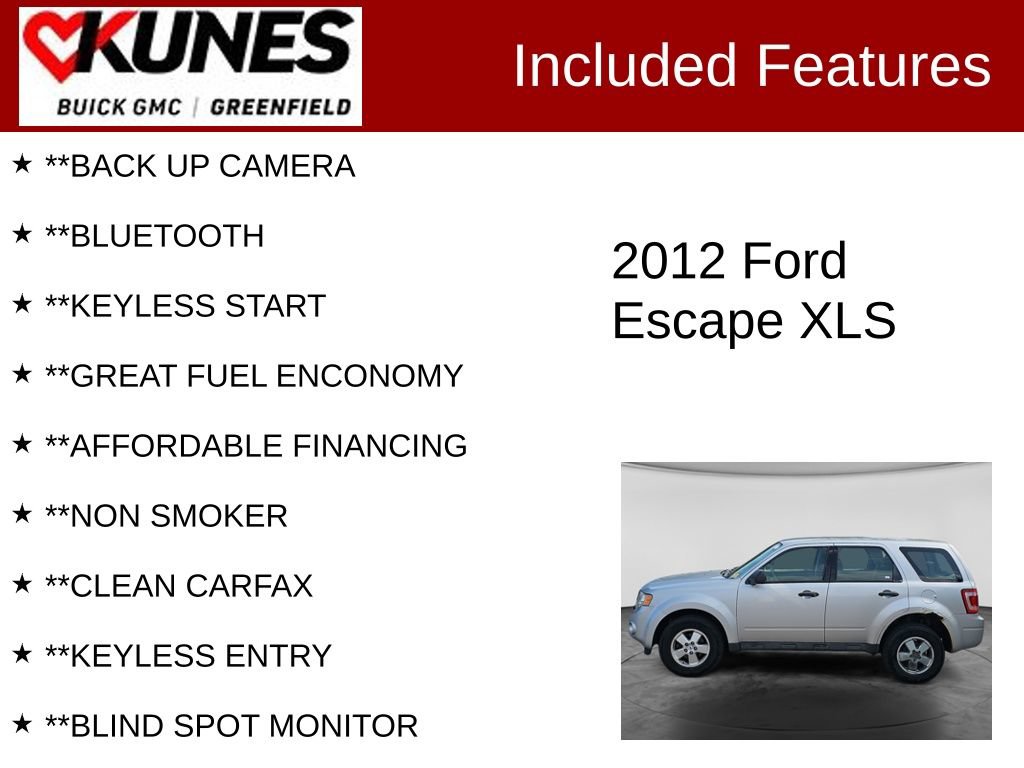 Used 2012 Ford Escape XLS FWD image 2
