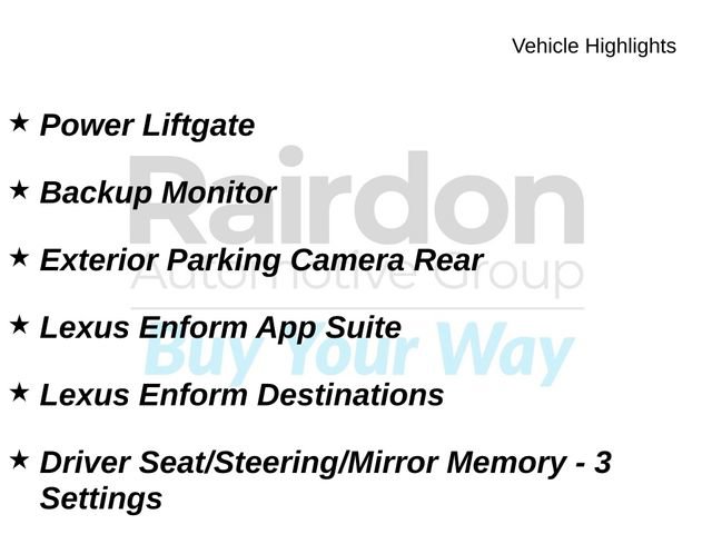 Used 2017 Lexus RX 350 FWD w/ Premium Package image 11