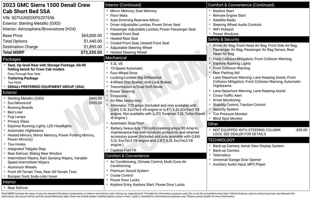 Certified 2023 GMC Sierra 1500 Denali image 30