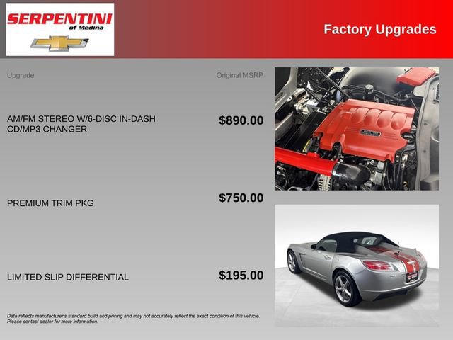 Used 2007 Saturn Sky w/ Premium Trim Pkg RWD image 5