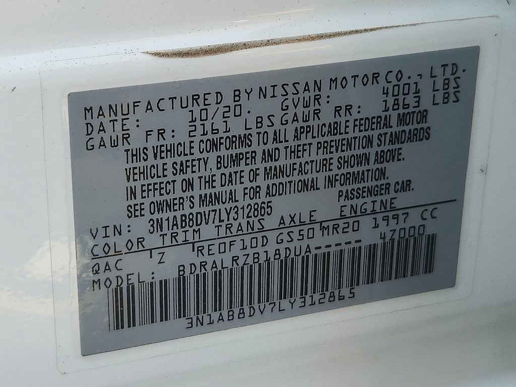 Used 2020 Nissan Sentra SR w/ Lighting Package FWD image 26