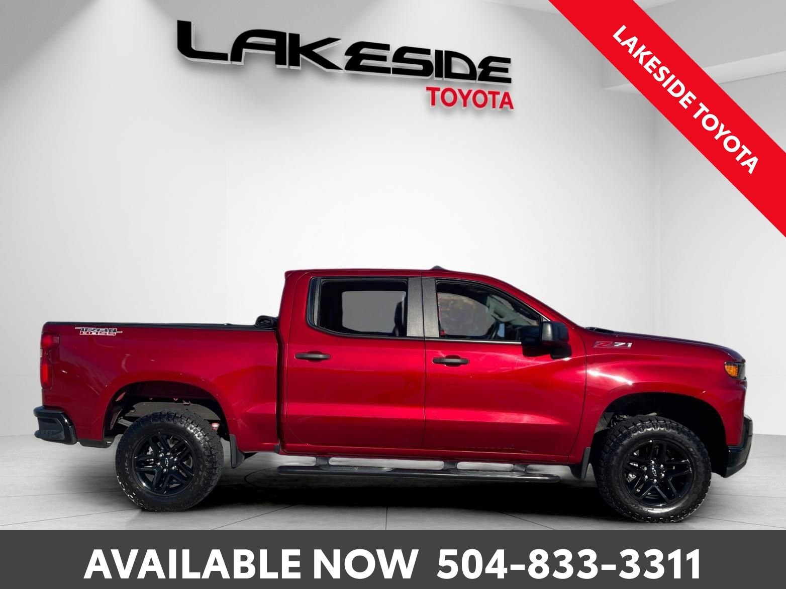 Used 2021 Chevrolet Silverado 1500 Custom Trail Boss w/ LPO, Dark Essentials Package image 7