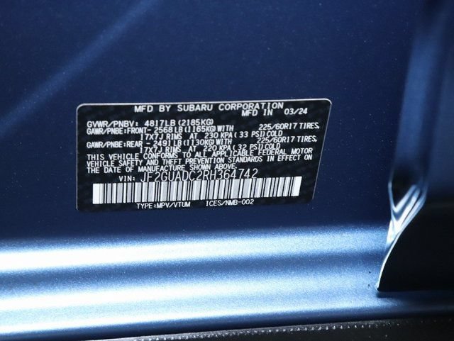 Certified 2024 Subaru Crosstrek 2.0i Premium AWD/4WD image 20