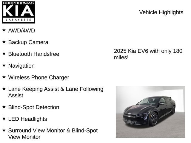 New 2025 Kia EV6 Light w/ Light LR Technology Package AWD/4WD image 8