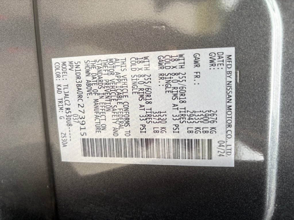 Used 2024 Nissan Pathfinder SV FWD image 25