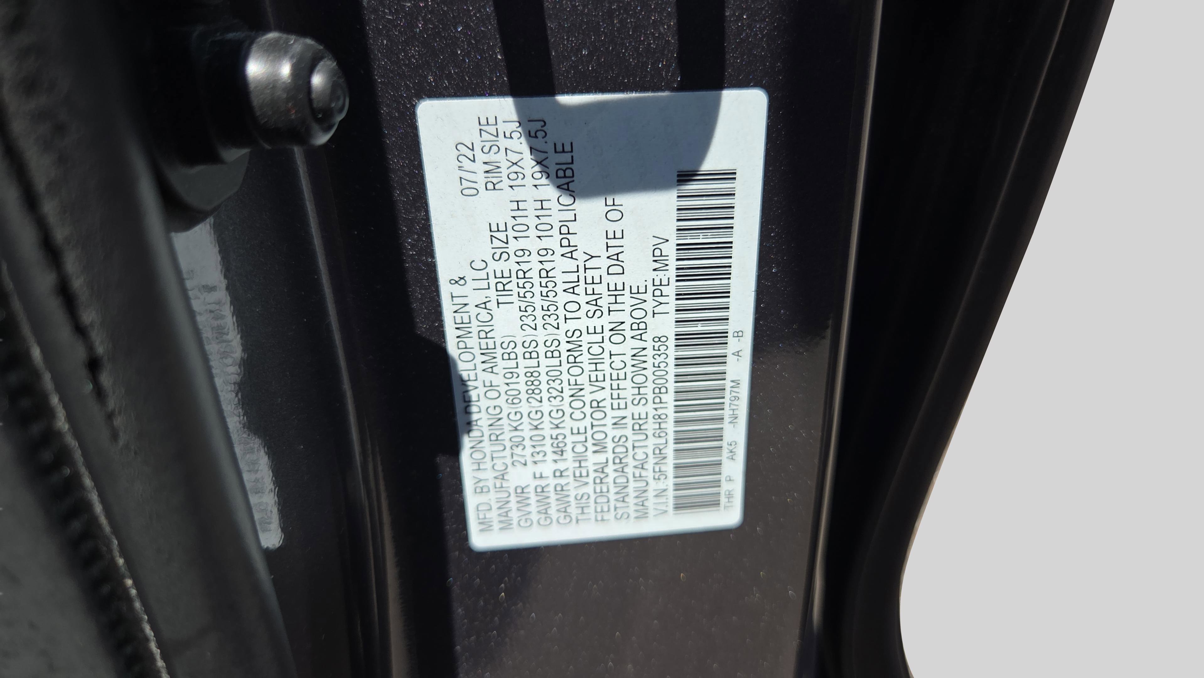 Certified 2023 Honda Odyssey Touring image 23