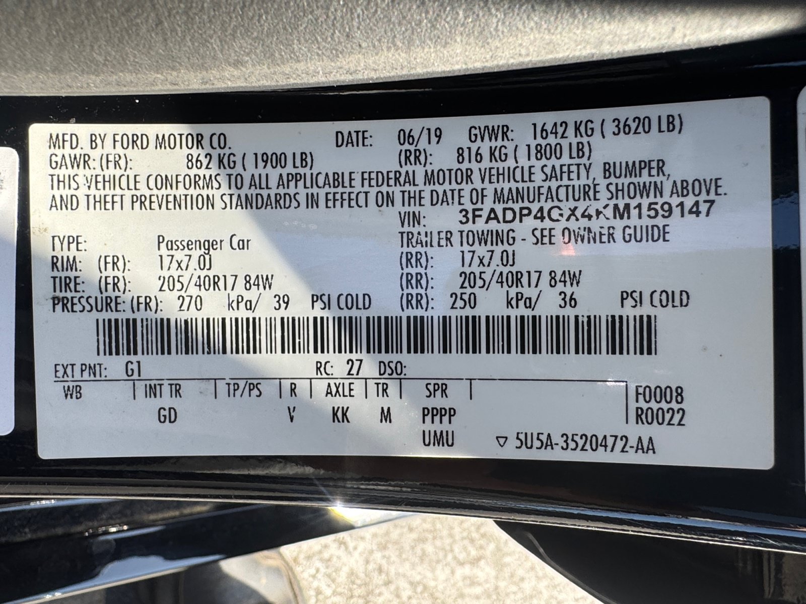 Used 2019 Ford Fiesta ST FWD image 18