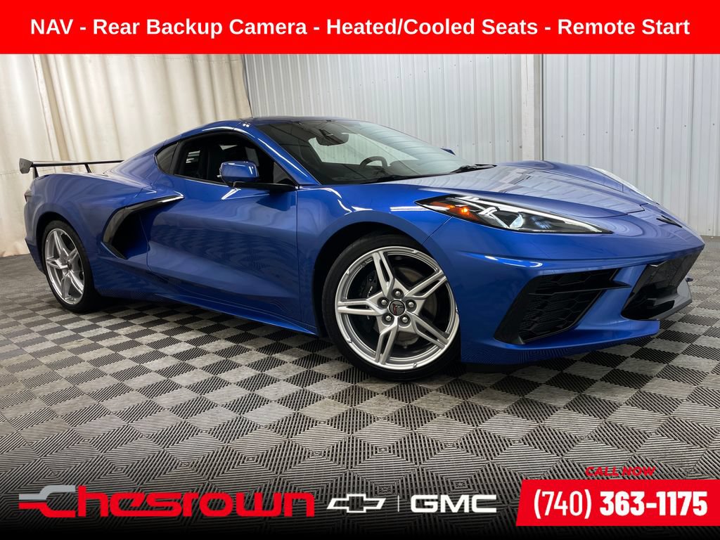 Used 2021 Chevrolet Corvette Stingray Preferred Cpe w/ Battery Protection Package RWD image 1
