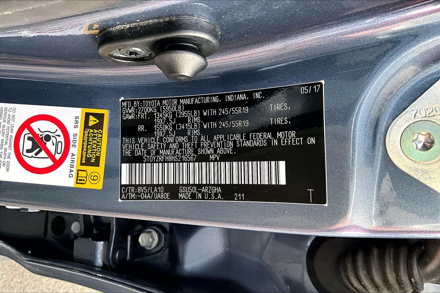 Used 2017 Toyota Highlander Limited w/ Carpet Mat Package FWD image 34
