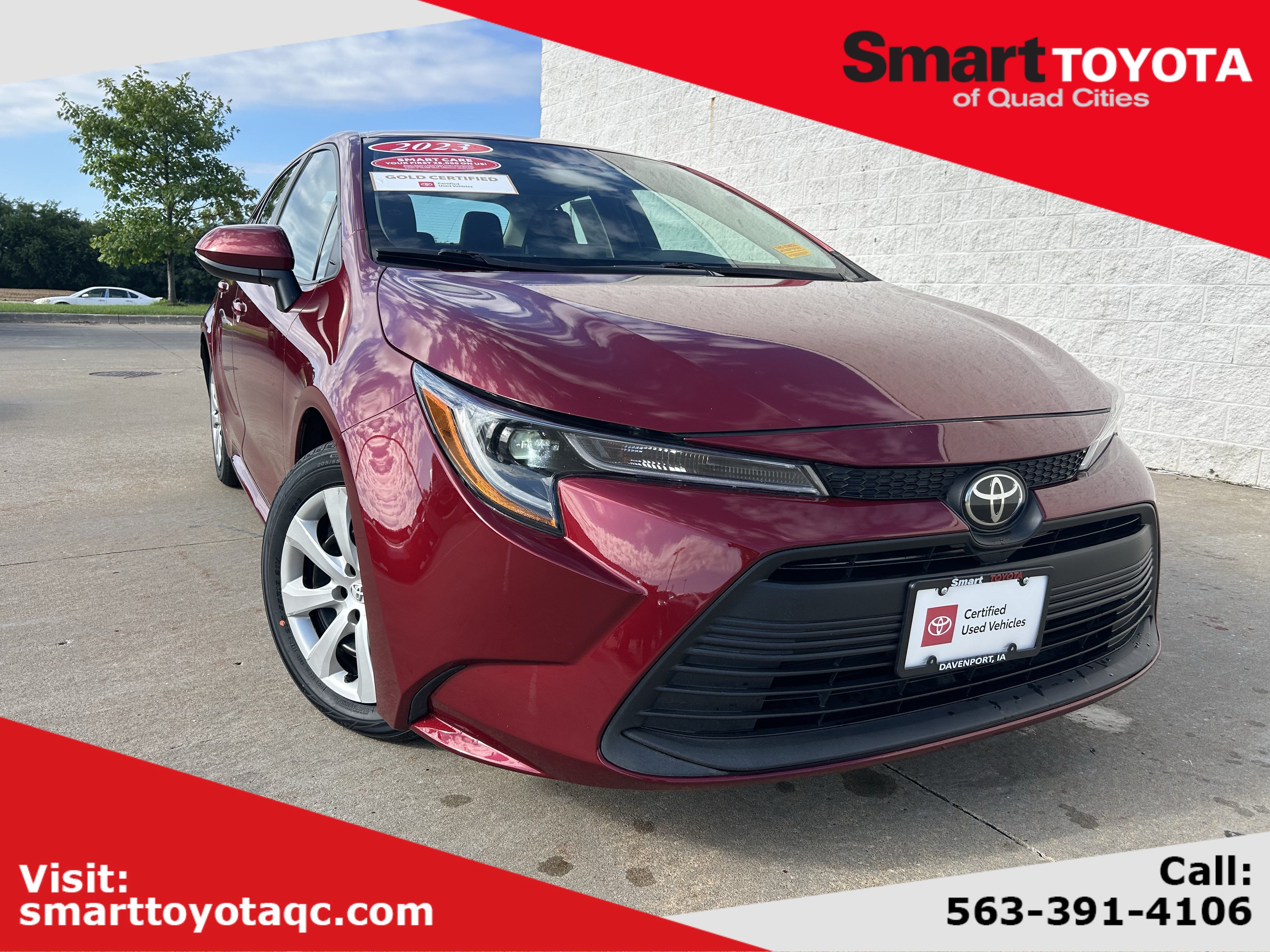 Certified 2023 Toyota Corolla LE FWD image 1