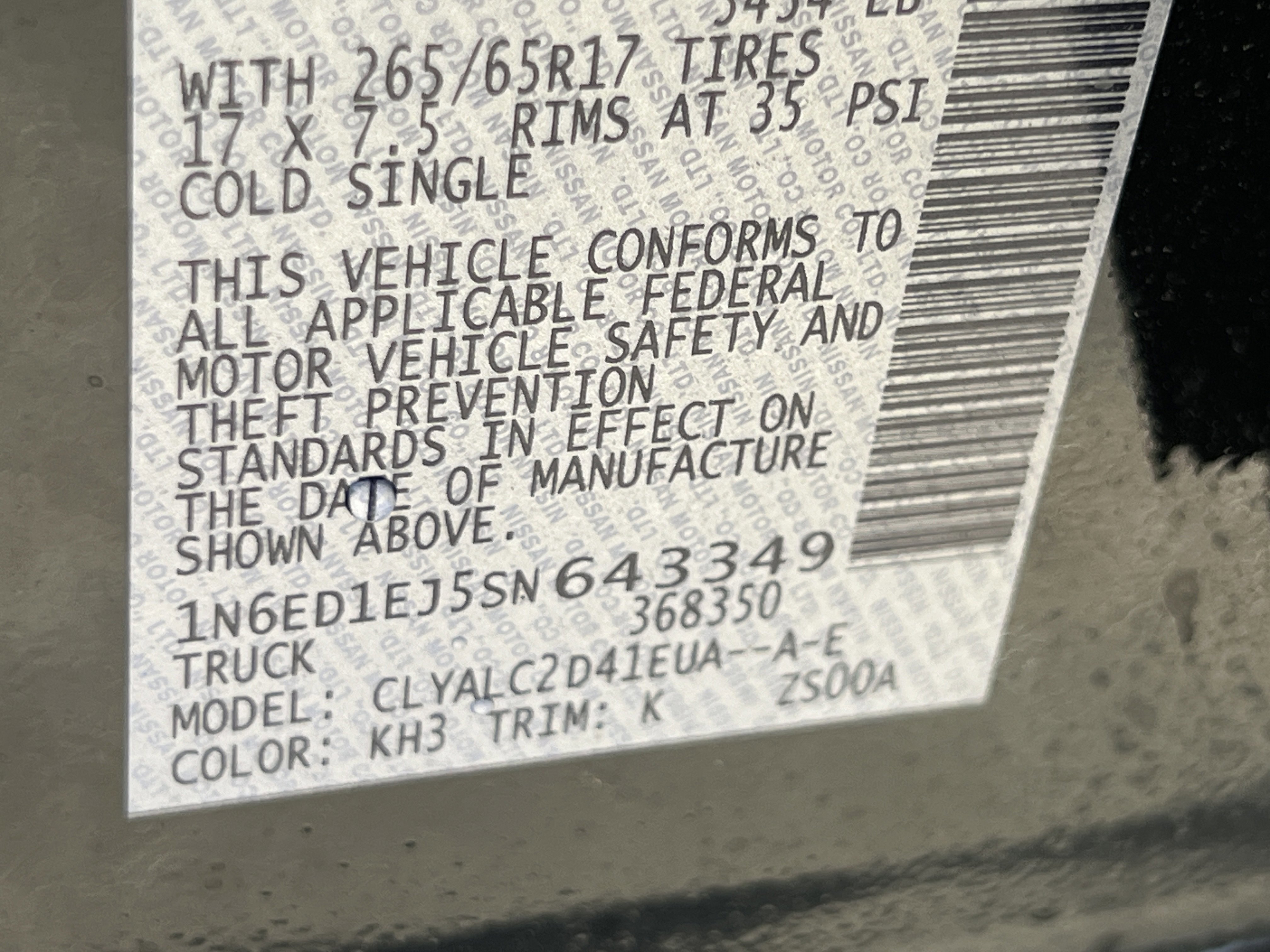 Used 2025 Nissan Frontier SV w/ SV Convenience Package RWD image 28