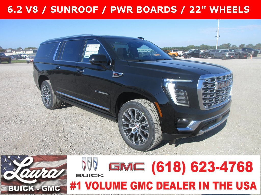 New 2026 GMC Yukon XL Denali w/ Sun & Power Step Package