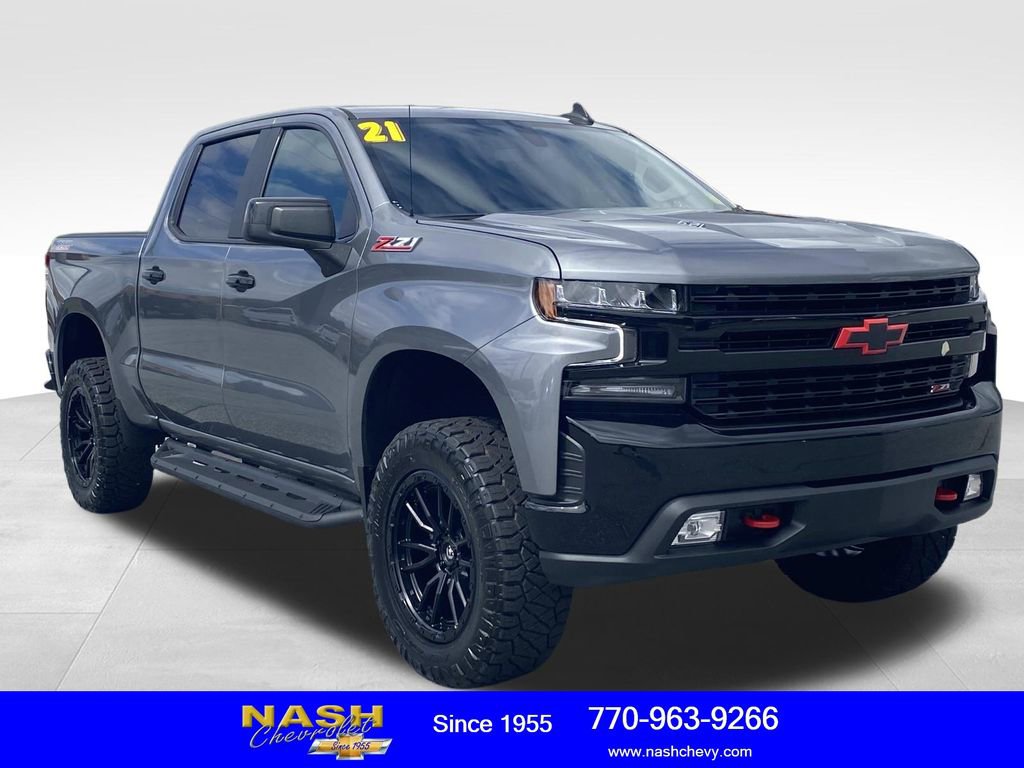 Used 2021 Chevrolet Silverado 1500 LT Trail Boss w/ Bed Protection Package image 1