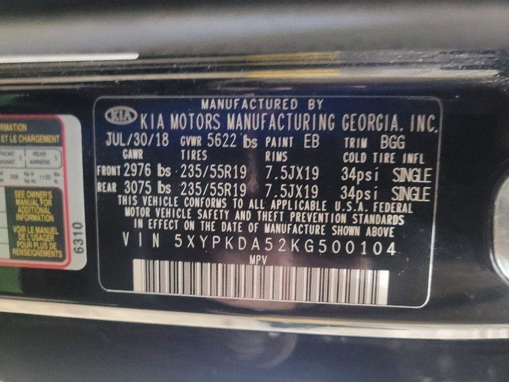 Used 2019 Kia Sorento SX w/ SX Touring Package AWD/4WD image 33