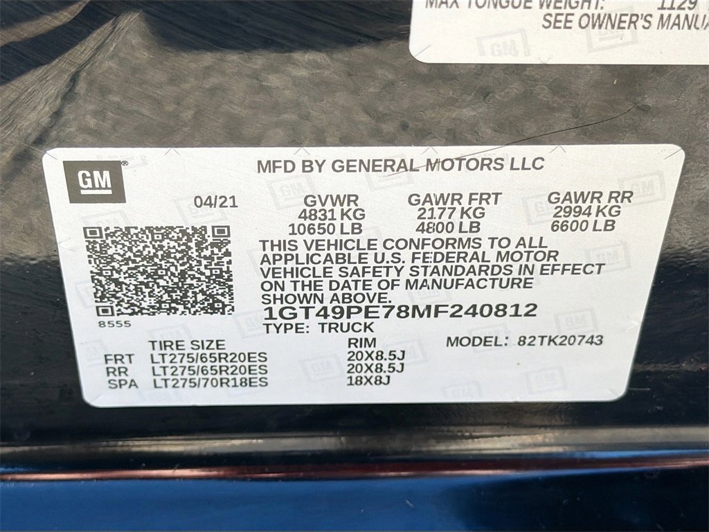 Used 2021 GMC Sierra 2500 AT4 w/ AT4 Preferred Package image 36