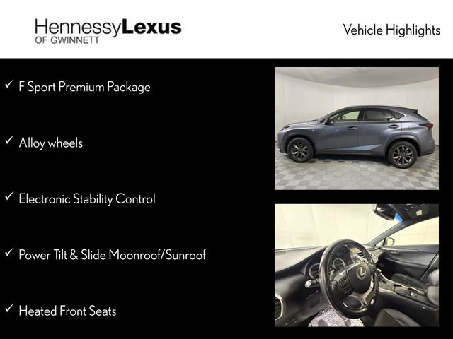 Used 2017 Lexus NX 200t F Sport w/ F Sport Premium Package FWD image 11
