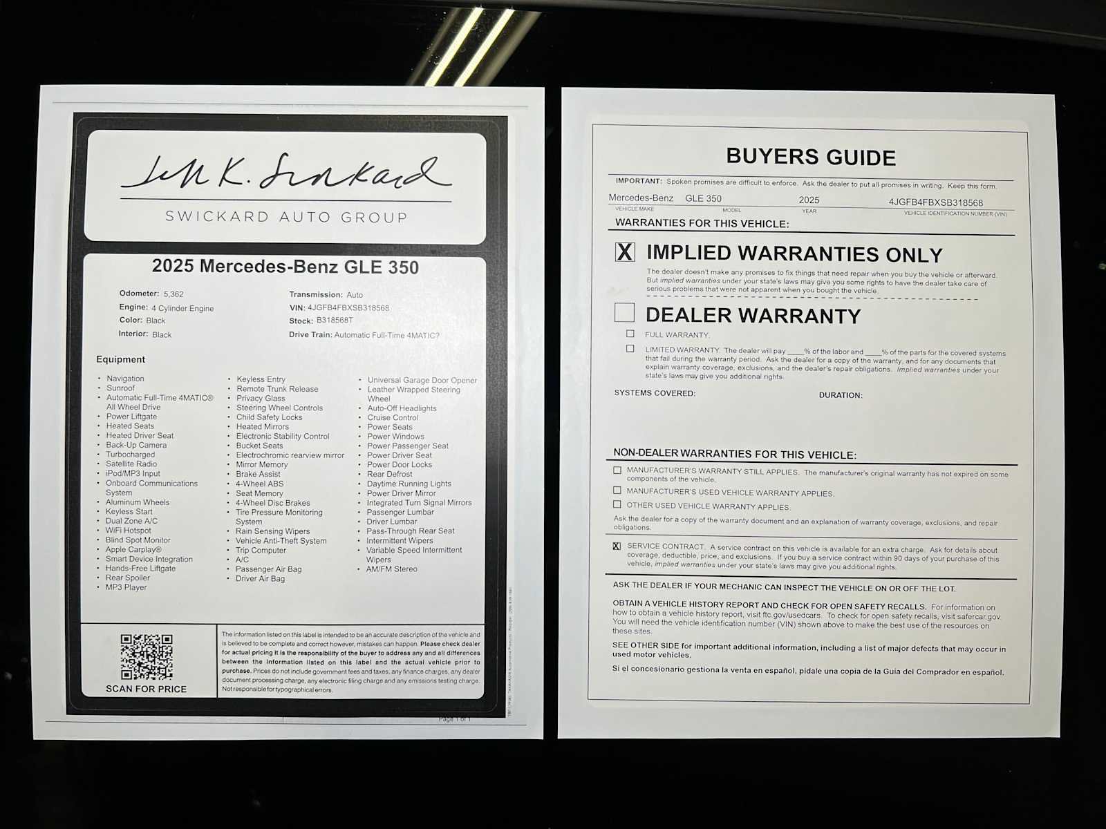 Used 2025 Mercedes-Benz GLE 350 4MATIC image 50
