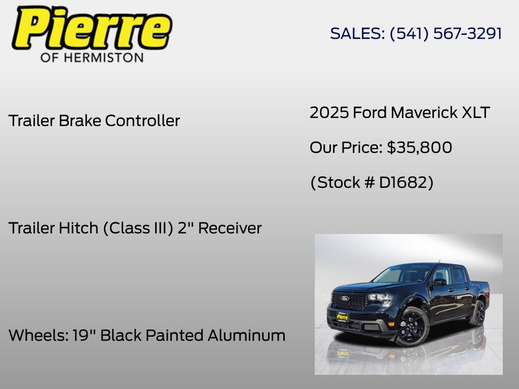 New 2025 Ford Maverick XLT w/ Black Appearance Package image 27