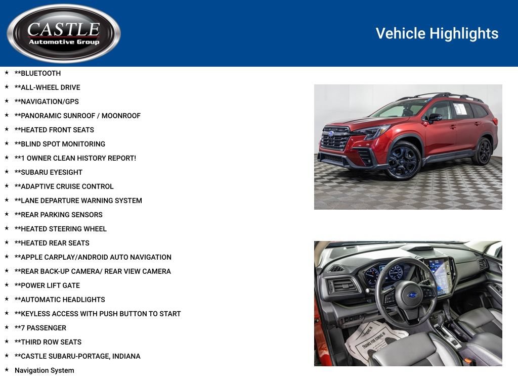 Used 2023 Subaru Ascent Onyx Edition Limited AWD/4WD image 3