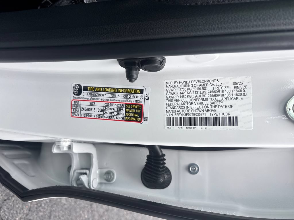 New 2026 Honda Ridgeline Black Edition image 31