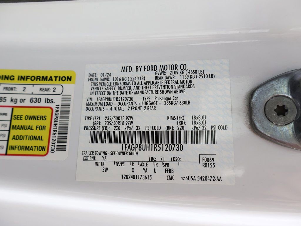 Used 2024 Ford Mustang Premium RWD image 50