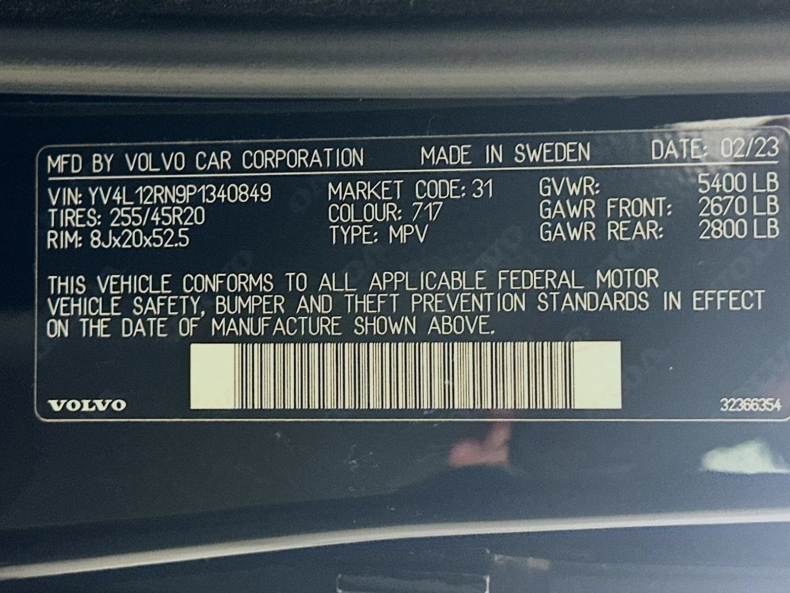 Used 2023 Volvo XC60 B5 Plus w/ Climate Package AWD/4WD image 47