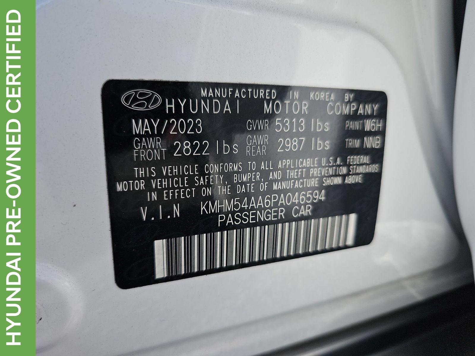 Certified 2023 Hyundai Ioniq 6 Limited w/ Cargo Package RWD image 15