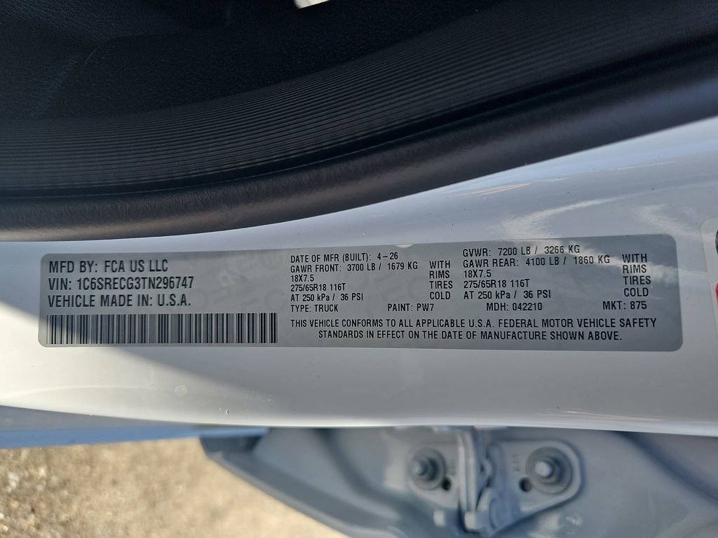 New 2026 RAM 1500 Tradesman RWD image 40