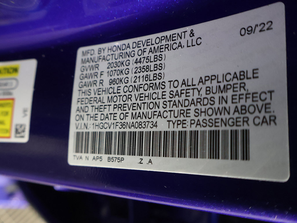 Used 2022 Honda Accord Sport image 43