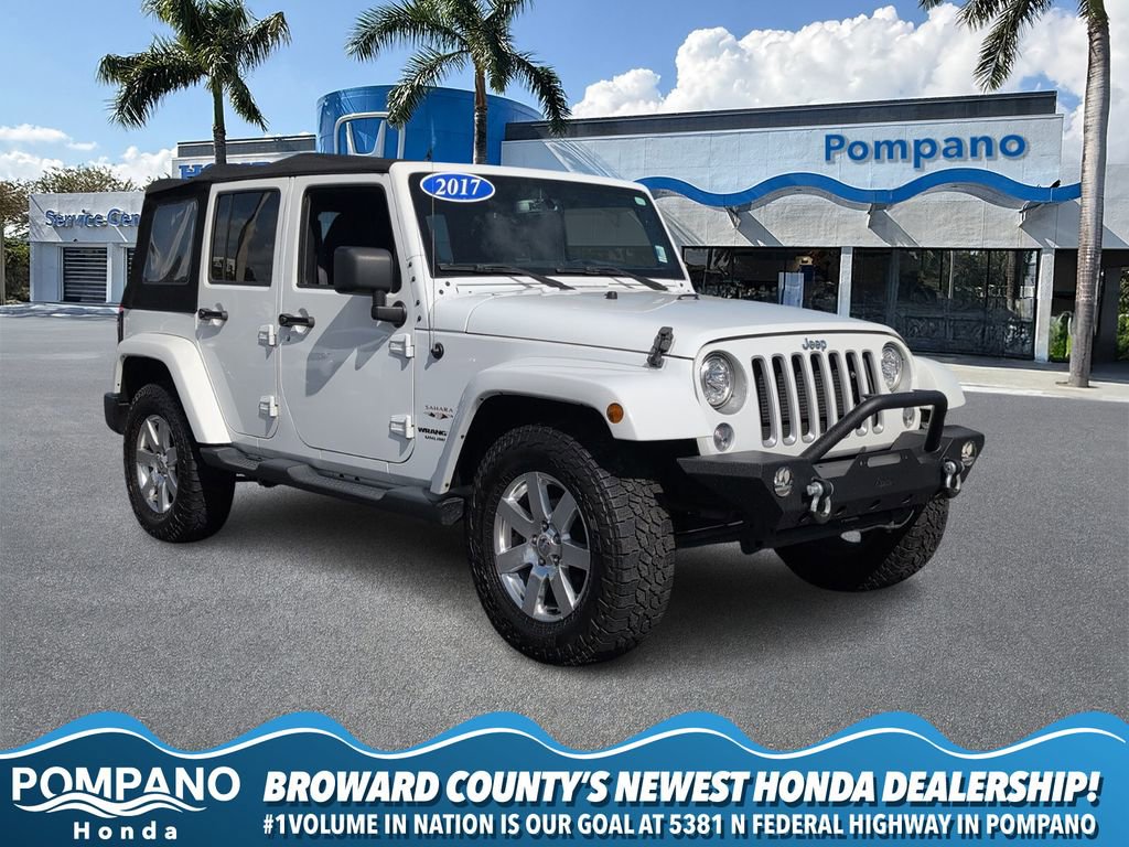 Used 2017 Jeep Wrangler Unlimited Sahara w/ Connectivity Group image 1